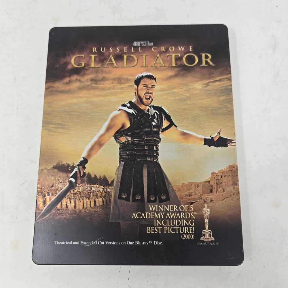 Gladiator Blu-ray Steelbook Sapphire Series Ridley Scott Russell Crowe 2-Disc